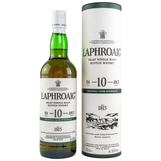 Laphroaig 10 Jahre - Cask Strength - Batch #014