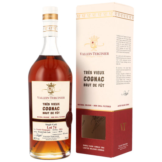 Vallein Tercinier Lot 74 - Très Vieux Cognac - Grande Champagne