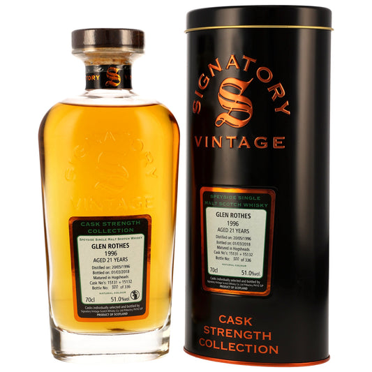 Glenrothes 21 Jahre 1996/2018 - Signatory Vintage #15131