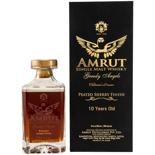 Amrut 10 Jahre - Greedy Angels - Peated Sherry