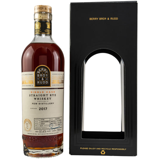 FEW Rye 4 Jahre 2017/2021 - Berry Bros & Rudd - Single Cask #1718
