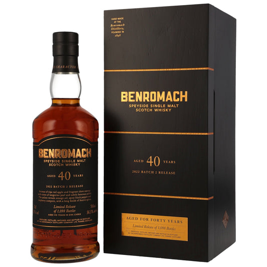 Benromach 40 Jahre - Release 2022 - Batch #2