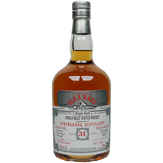 Springbank 31 Jahre 1991/2022 - Hunter Laing - Old & Rare