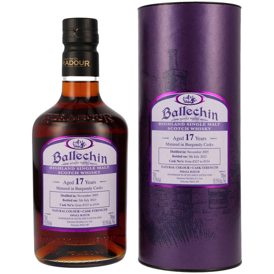 Ballechin 17 Jahre 2005/2023 - Small Batch - Burgundy