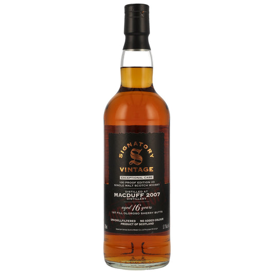 Macduff 16 Jahre 2007/2024 - Signatory Vintage - 100 Proof Exceptional Cask #3
