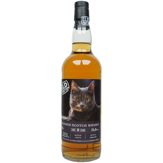 Blended Scotch 8 Jahre - Svenska Eldvatten - Cat Label Serie