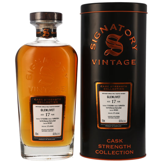 Glenlivet 17 Jahre 2006/2024 - Signatory Vintage #901025
