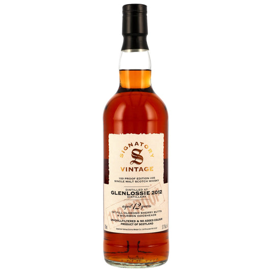 Glenlossie 12 Jahre 2012/2024 - Signatory Vintage - 100 Proof #35