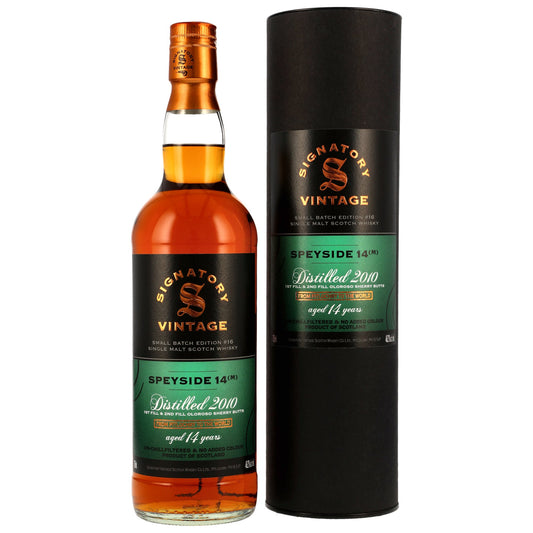 Secret Speyside (M) 14 Jahre 2010/2025 Signatory Vintage - Small Batch Edition #16
