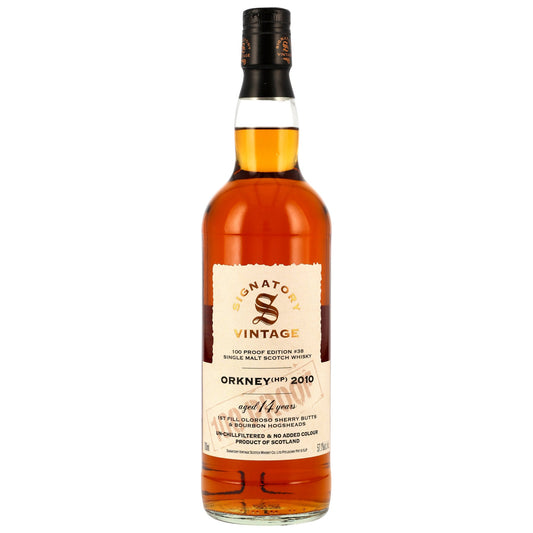 Orkney (HP) 14 Jahre 2010/2025 - Signatory Vintage - 100 Proof #38