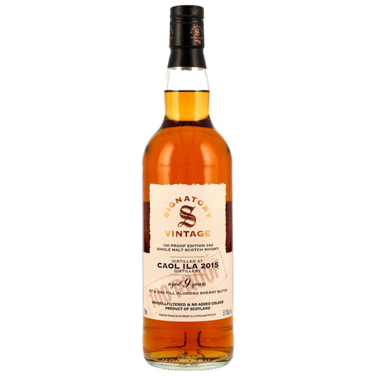 Caol Ila 9 Jahre 2015/2025 - Signatory Vintage - 100 Proof #42