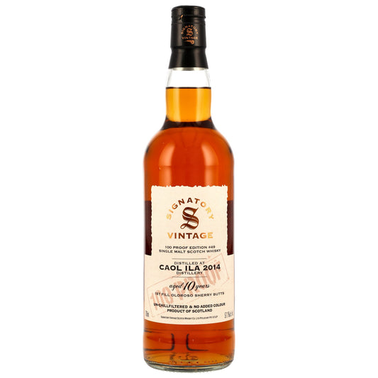 Caol Ila 10 Jahre 2014/2025 - Signatory Vintage - 100 Proof #49