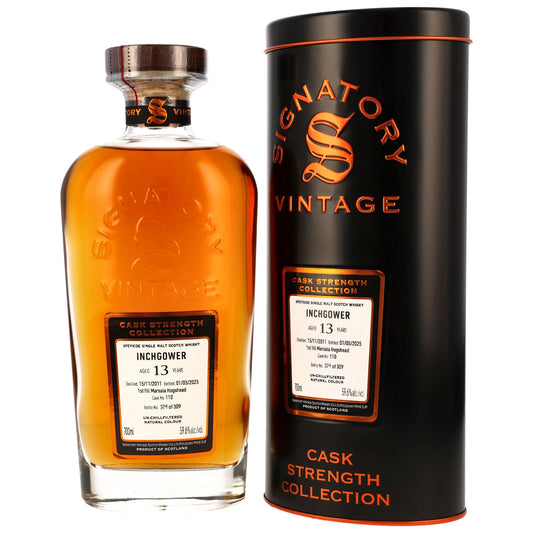 Inchgower 13 Jahre 2011/2025 - Signatory Vintage #110