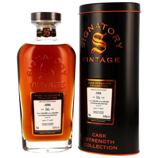 Jura 16 Jahre 2009/2025 - Signatory Vintage #16