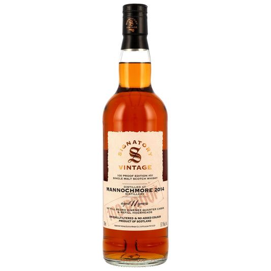Mannochmore 11 Jahre 2014/2025 - Signatory Vintage - 100 Proof #51