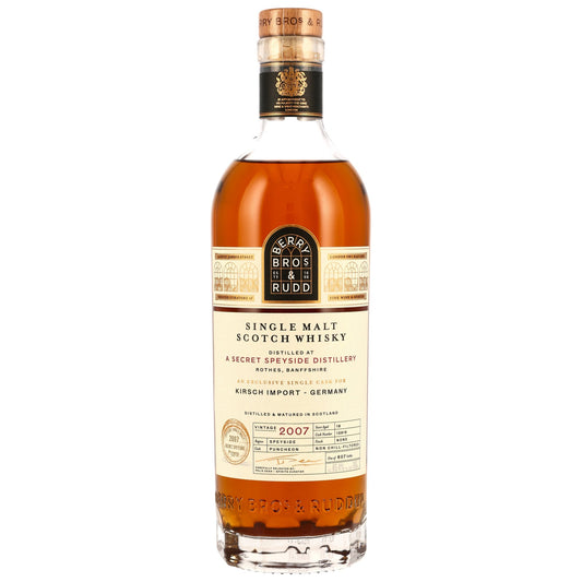 A Secret Speyside Distillery 18 Jahre 2007/2025 - Berry Bros & Rudd #13919