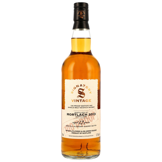 Mortlach 12 Jahre 2013/2025 - Signatory Vintage - 100 Proof #60