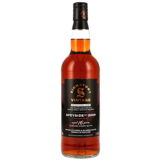 Secret Speyside (M) 16 Jahre 2009/2025 - 100 Proof - Exceptional Cask Edition #13
