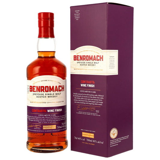 Benromach 12 Jahre 2014/2026 - Contrasts: Wine finish