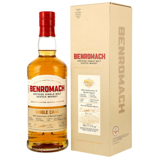 Benromach 21 Jahre 2005/2026 - Single Cask #343 - 50th Anniversary Kirsch