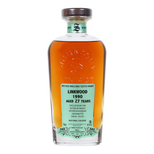Linkwood 27 Jahre 1990/2018 - Signatory Vintage - 30th Anniversary