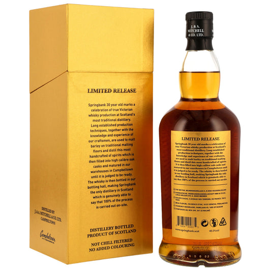 Springbank 30 Jahre - Limited Release 2025