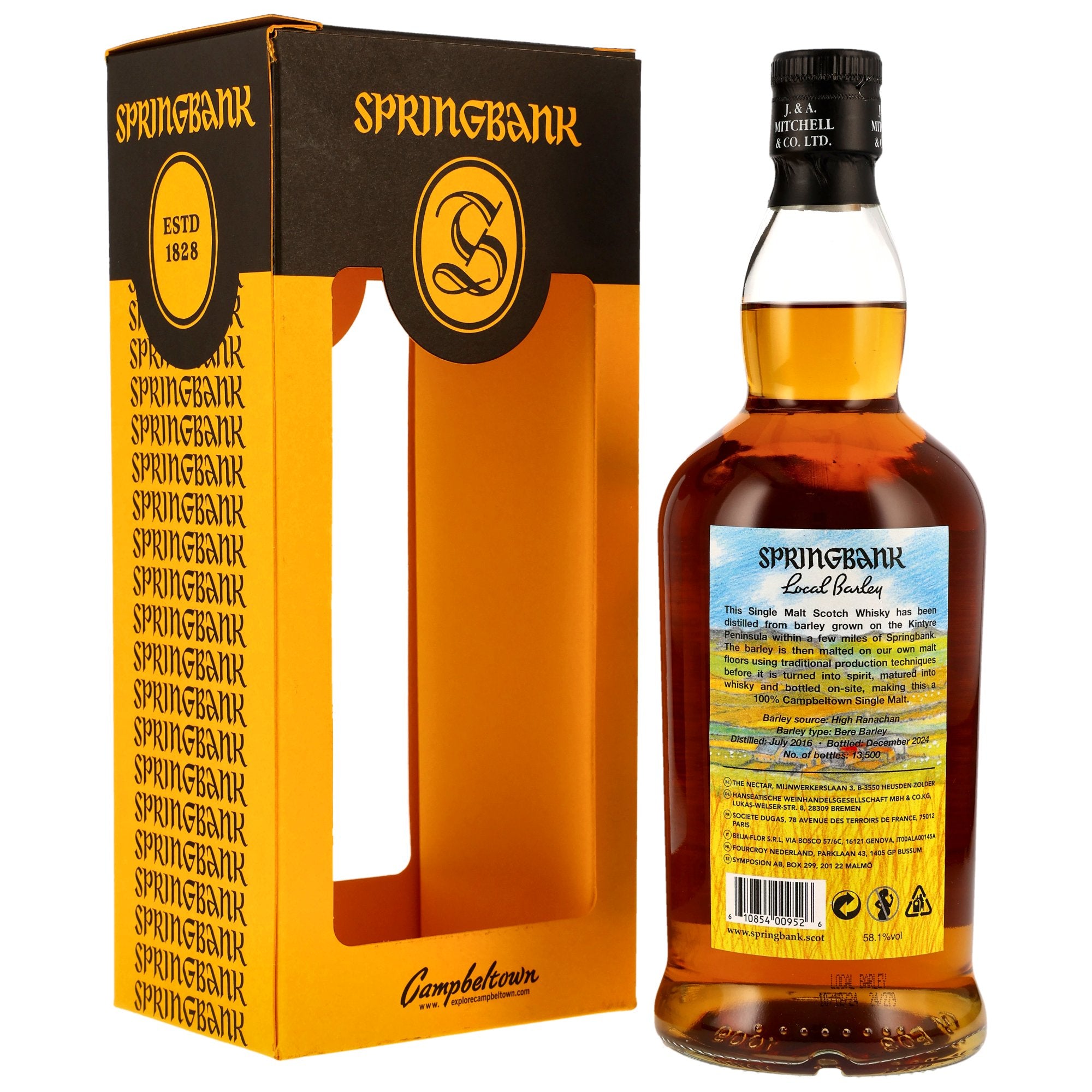 Springbank 8 Years 2016/2024 - Local Barley – Whisky Agents