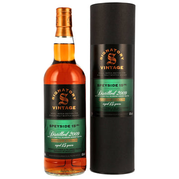 Secret Speyside (M) 15 Jahre 2009/2025 Signatory Vintage - Small Batch Edition #19