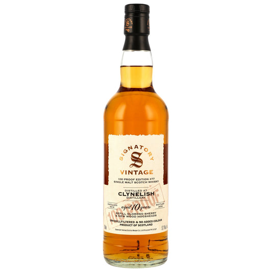 Clynelish 10 Jahre 2016/2026 - Signatory Vintage - 100 Proof #77
