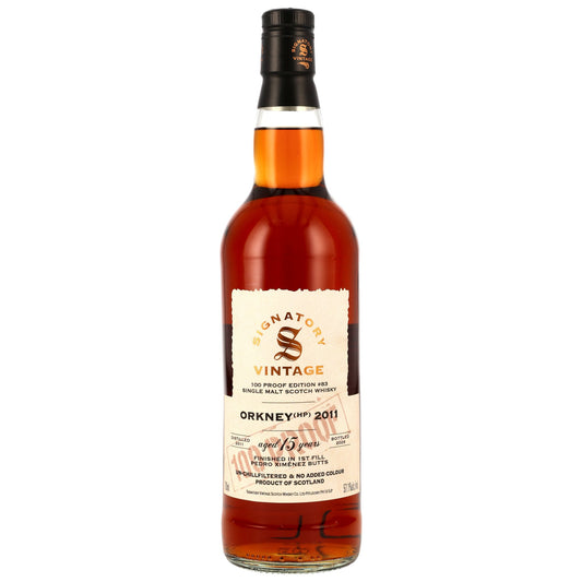 Orkney (HP) 15 Jahre 2011/2026 - Signatory Vintage - 100 Proof #83