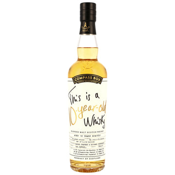 This is a Whisky 10y old Whisky - Compass Box 2026