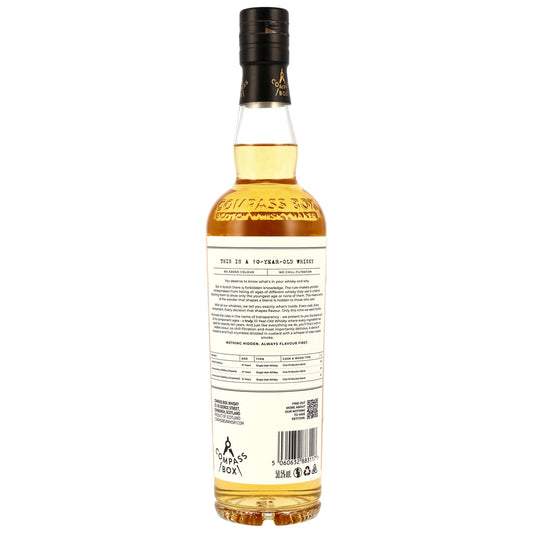This is a Whisky 10y old Whisky - Compass Box 2026