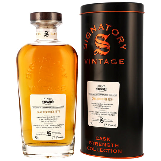 Cameronbridge 50 Jahre 1976/2026 - Signatory Vintage - 50th Anniversary Kirsch