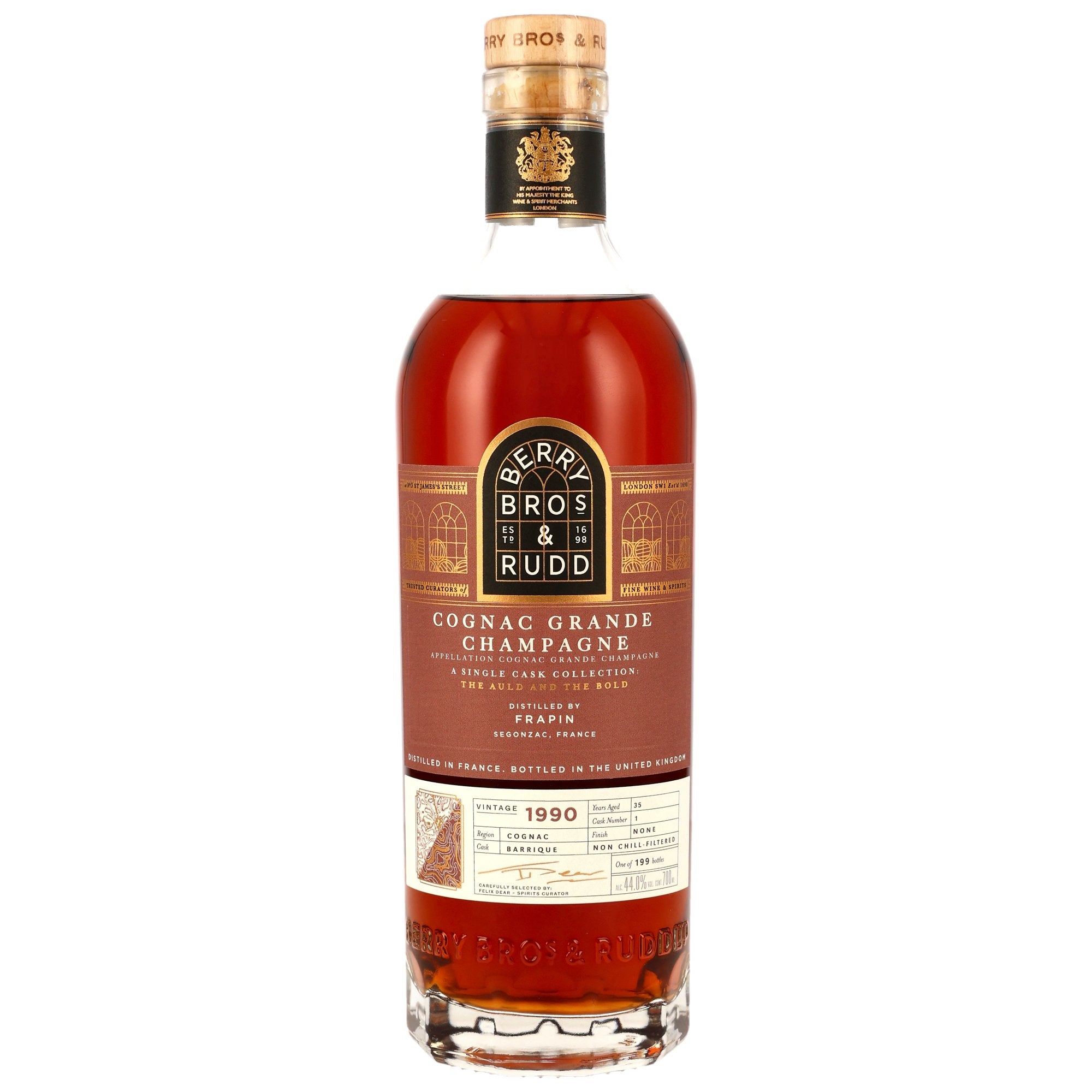 ブランデー Berry Bros & Rudd 1906 Cognac Frapin Cognac 35 Jahre - Berry Bros & Rudd - The Auld And The Bold