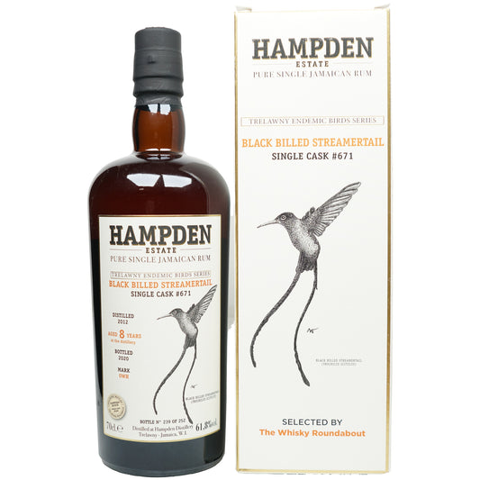 Hampden 8 Jahre 2012/2020 - The Birds Series - Single Cask #671