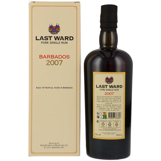 Last Ward 16 Jahre 2007/2023 - Barbados Rum - Habitation Velier