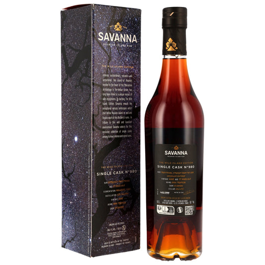 Savanna 15 Jahre - Wild Island Edition - Single Cask #980