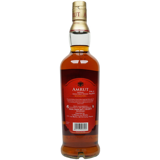 Amrut 2018 - Madeira Cask Finish - Batch 1