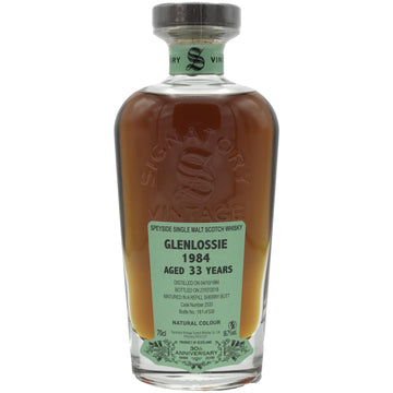 Glenlossie 33 Jahre 1984/2018 - Signatory Vintage - 30th Anniversary