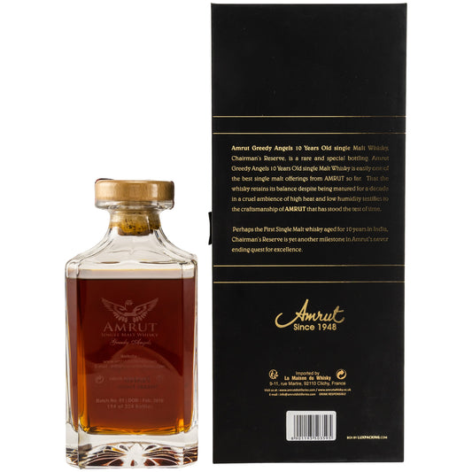 Amrut 10 Jahre - Greedy Angels - Peated Sherry