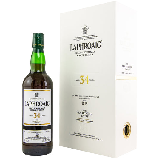 Laphroaig 34 Jahre 1987/2022 - The Ian Hunter Story - Book 4