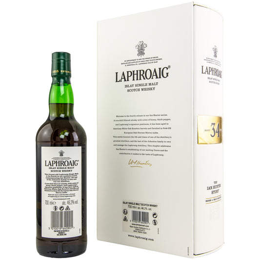 Laphroaig 34 Jahre 1987/2022 - The Ian Hunter Story - Book 4