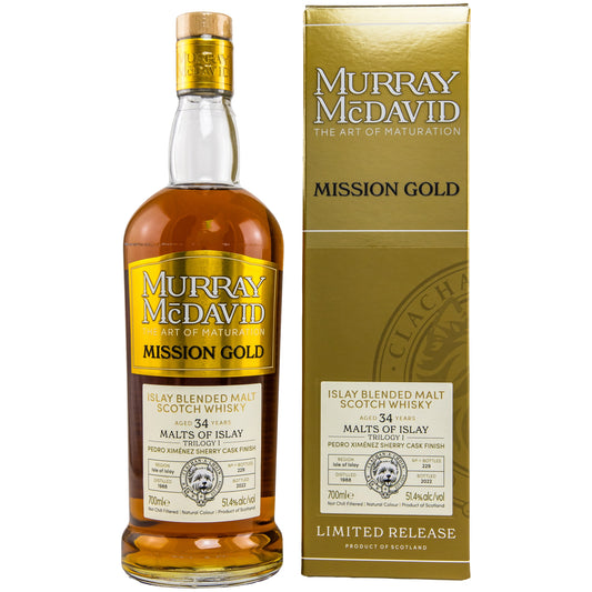Islay Blended Malt Scotch Whisky 34 Jahre 1988/2022 - Trilogy I
