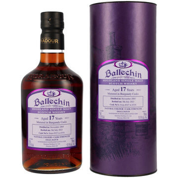 Ballechin 17 Jahre 2005/2023 - Small Batch - Burgundy
