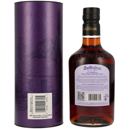 Ballechin 17 Jahre 2005/2023 - Small Batch - Burgundy