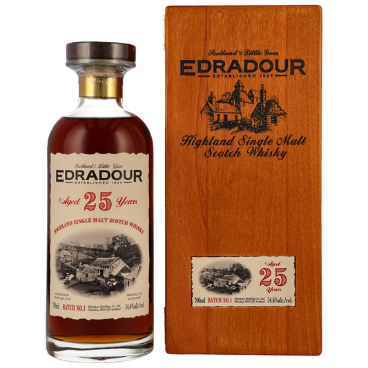 Edradour 25 Jahre - Small Batch - Batch #1