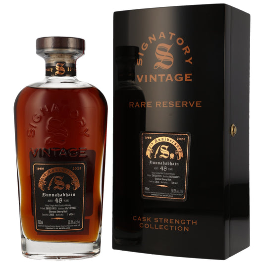 Bunnahabhain 48 Jahre 1975/2023 - Signatory Vintage - 35th Anniversary