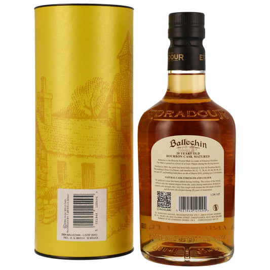 Ballechin 20 Jahre 2004/2024 - Small Batch - Heavily Peated