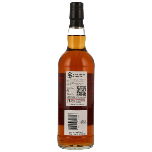 Glenrothes 10 Jahre 2014/2024 - Signatory Vintage - 100 Proof #20