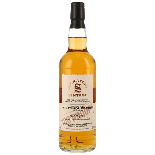 Miltonduff 8 Jahre 2015/2024 - Signatory Vintage - 100 Proof #24